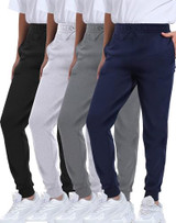 Black/Light Gray/Dark Gray/Blue (4 Pack)