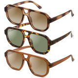 Brown Tortoise/Brown + Brown Tortoise/Green + Dark Brown/Gradient Brown