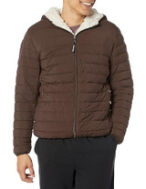 Hooded Down Brown Camel