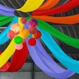 Red, Blue, Purple, Orange, Yellow, Green