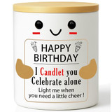 White birthday candle