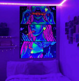 Blacklight Pretty Girl