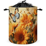 Cute Sunflower and Butterfly