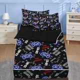 Black Blue Gamepad 1