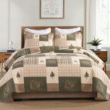 Beige/Grayish Green/Brown