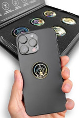 Black and Iridescent