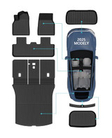 2025 Model Y Full Floor Mat Kit Set of 7