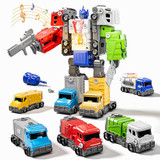 5 in 1 Colorful City Robot Toys
