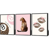Pink-Black Frame