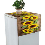Sunflower Wood Background