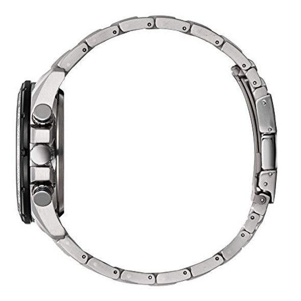 Silver Bracelet, Black Dial