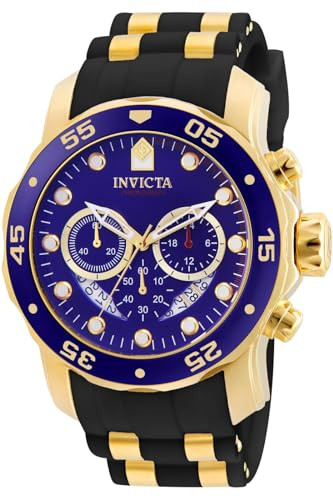Blue Dial Black Polyurethane Watch
