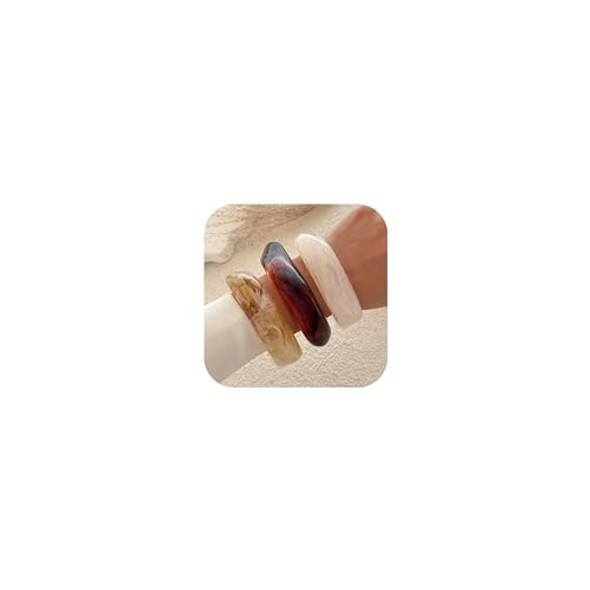 3PSC Colorful Resin Bangle
