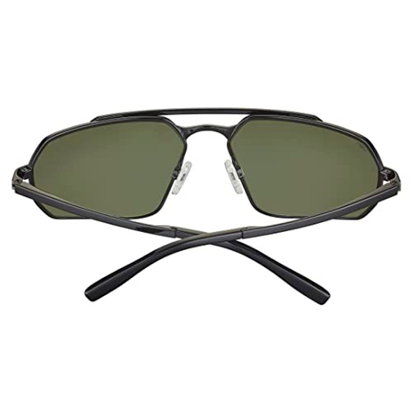 Shiny Black Transparent -Saturn Polarized 555nm Green