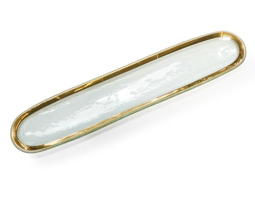 Clear With 24k Gold Trim