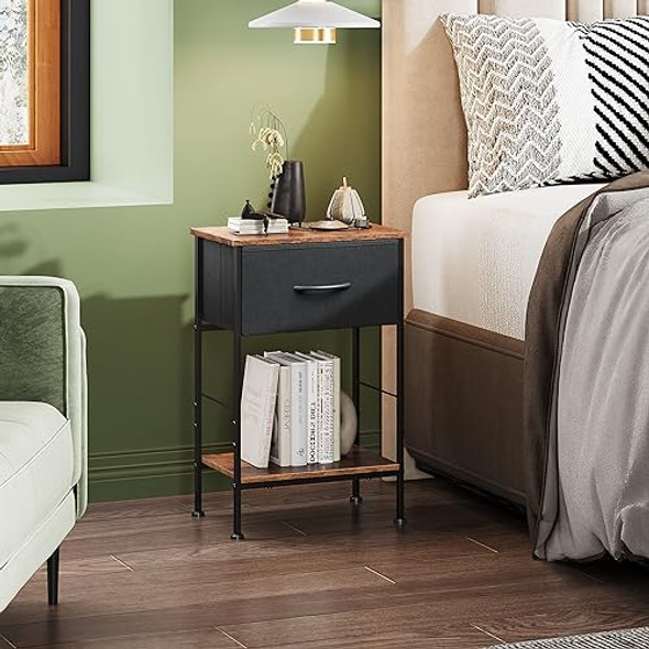 Black and Rustic Brown