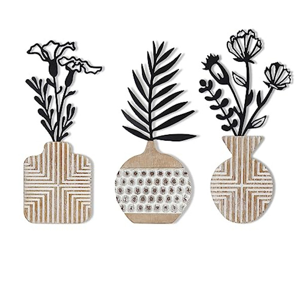 Black/Wood/Rustic White