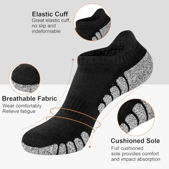 White + Black (3 Pairs Each)