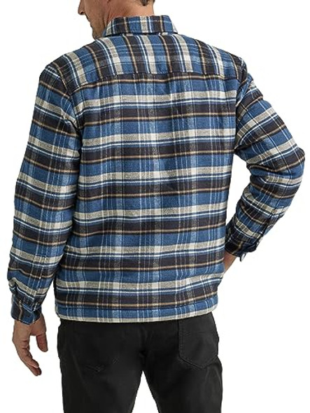 Sherpa Lined Blue Plaid