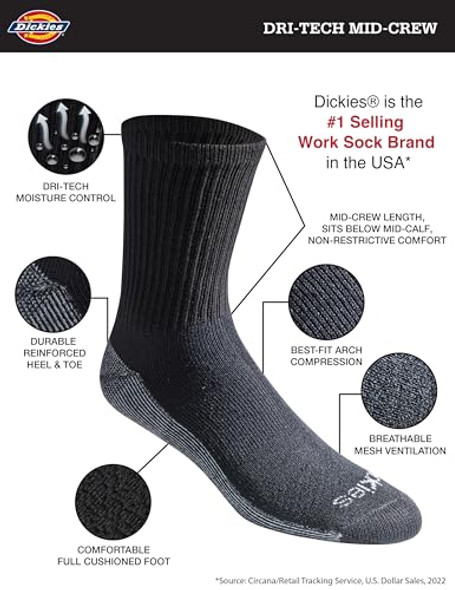 Comfort Length Black (6 Pairs)