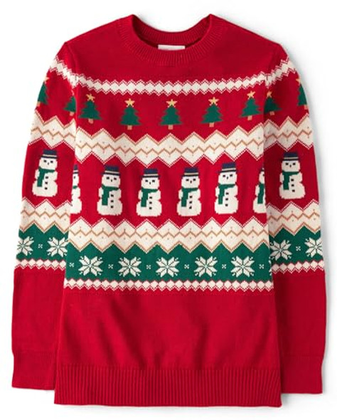 Classic Red Fairisle-mom