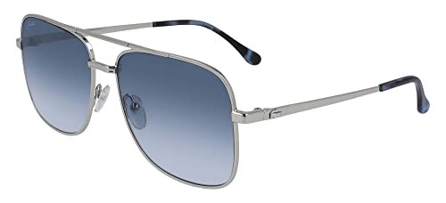 Silver/Gradient Blue