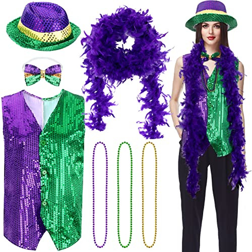 Yellow, Green, Purple