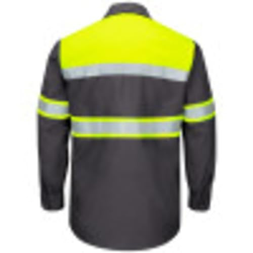 Fluorescent Yellow/ Charcoal