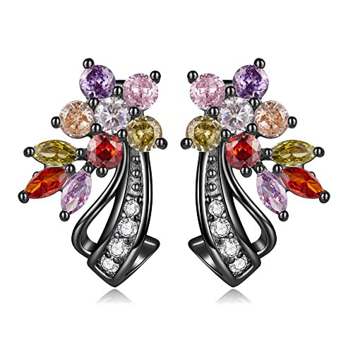 Black Gold & Colorful CZ