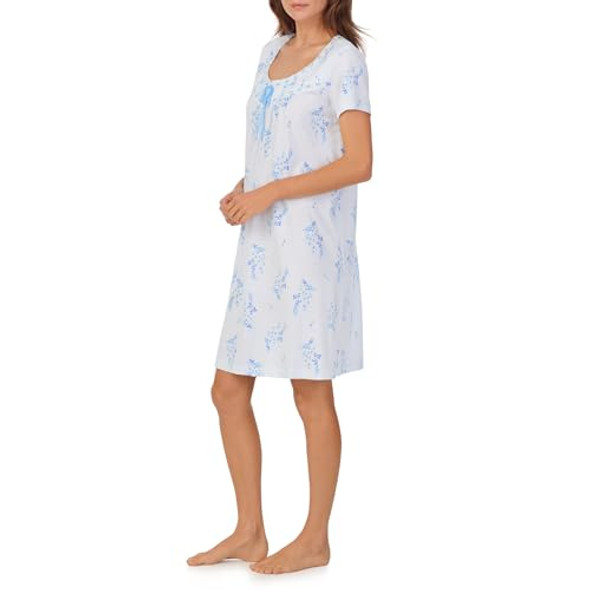Blue Floral Stripe