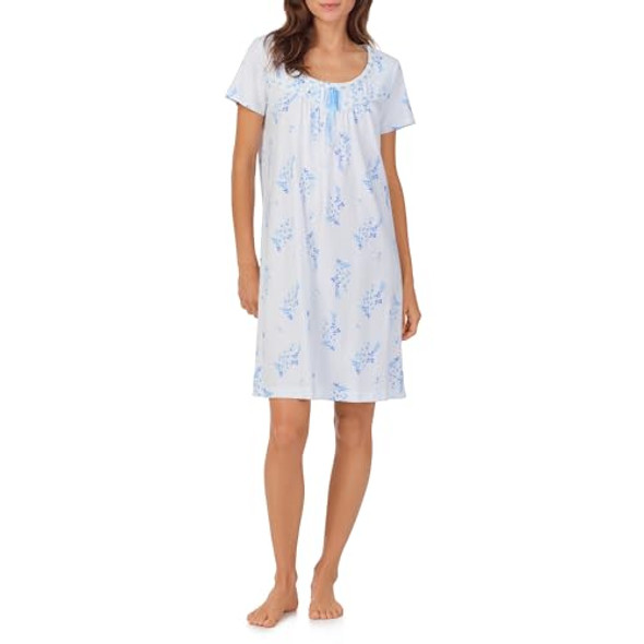 Blue Floral Stripe