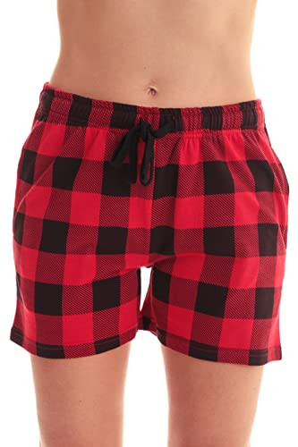 Red Black Buffalo Plaid Shorts