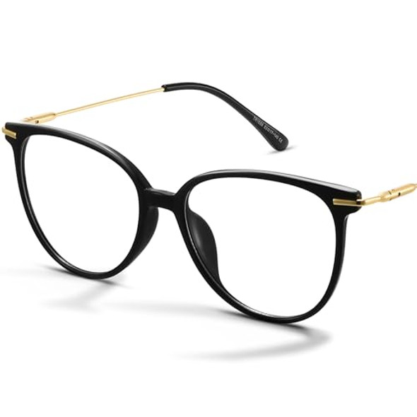 *1-light Black Frame/Transparent Lens
