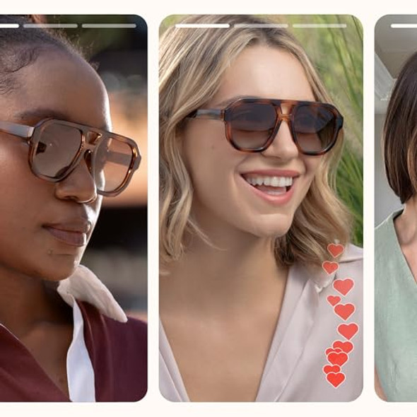 Clear Brown/Blue Gradient Brown