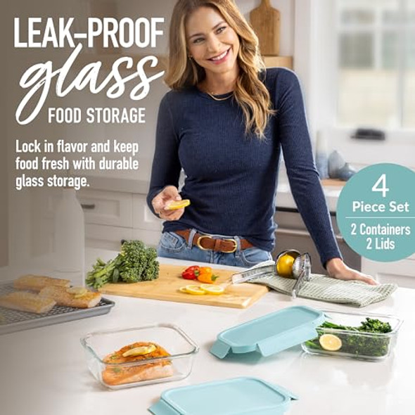 4-Piece Set (Soft Aqua)