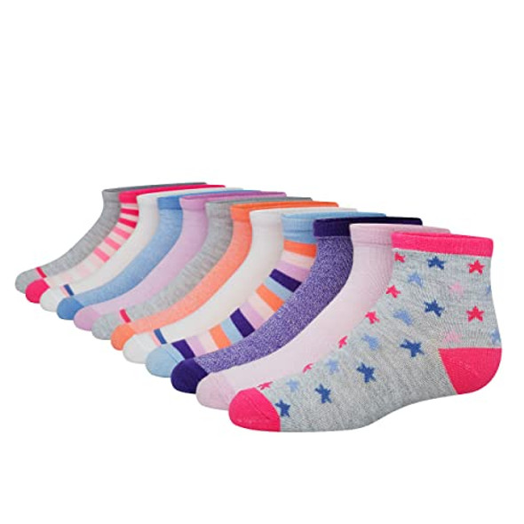 Ankle - Grey/Blue/Pink/Lavender - 12 Pack