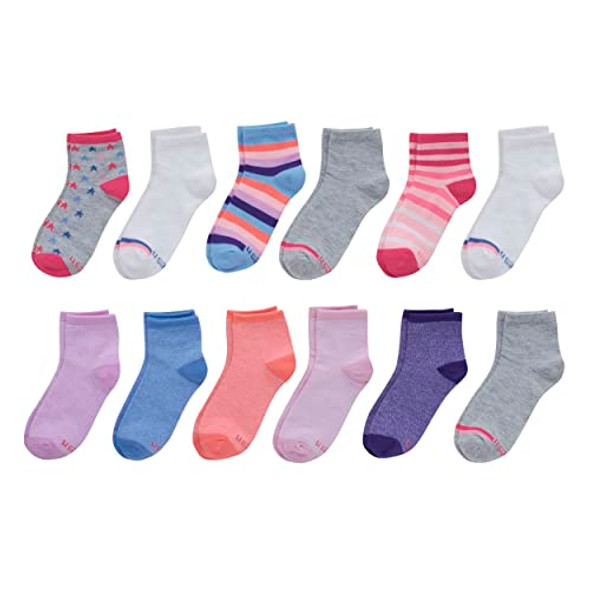 Ankle - Grey/Blue/Pink/Lavender - 12 Pack