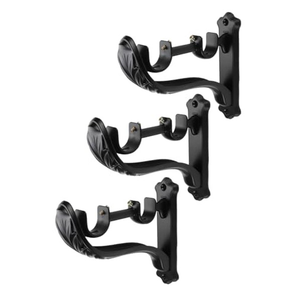 Black Double Rod Holder