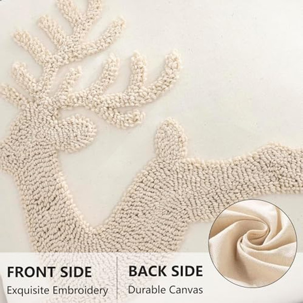 Beige Christmas Deer