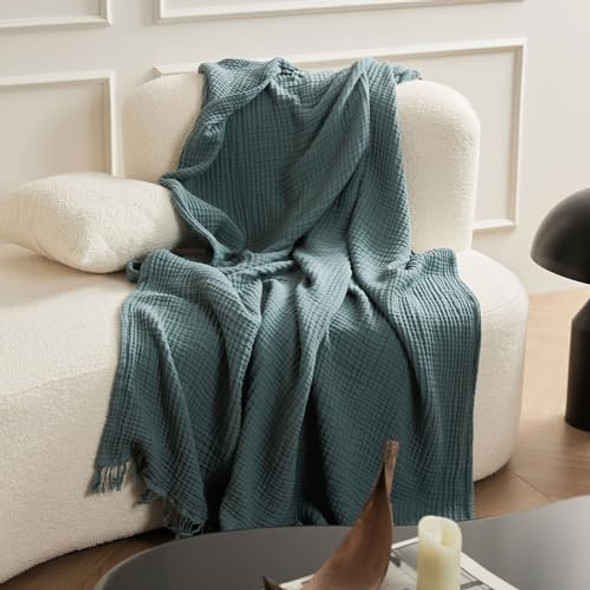 B Tassel Cyan Blue