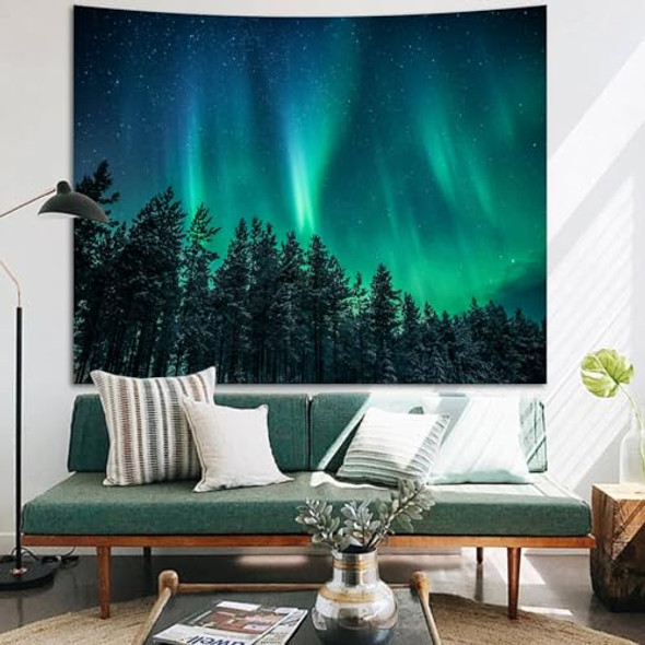 Aurora Forest Tapestry