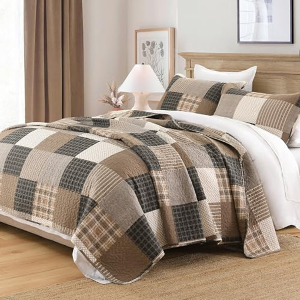 Charcoal/Beige/Brown