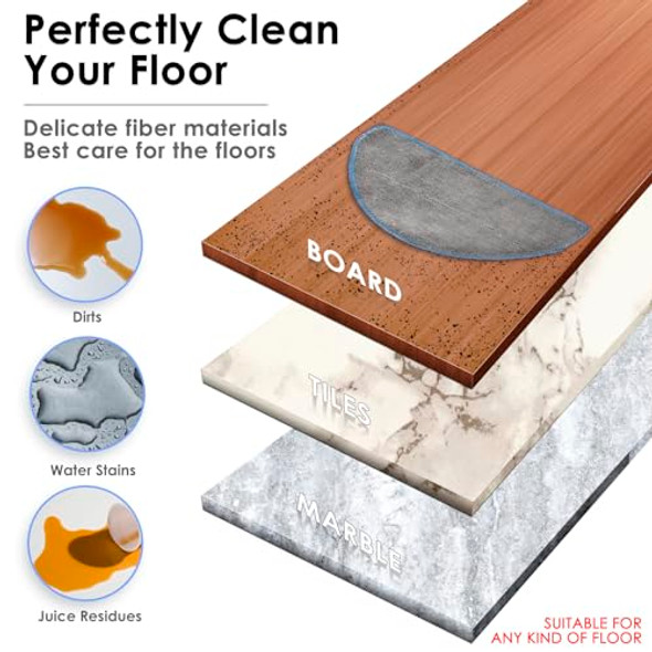 Y0140/ Y0110/ Q0520/ 105 Combo Robot Mop Pad(10 Pieces)