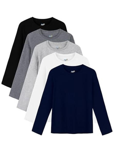 Black, Dark Gray, Navy Blue, Light Gray, White