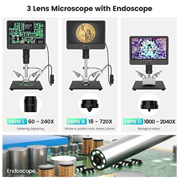 10.1" (HDMI) 3 Lens with endoscope-AD249S-M ES