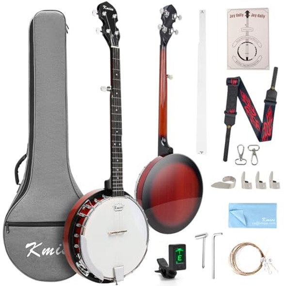 Banjo Full Size Banjos Set with Resonator,