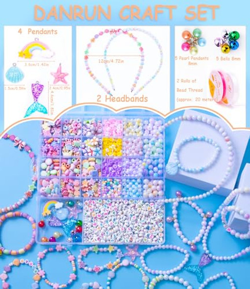 Bracelet Making Kit for Girls & Macarons and aurora Bracelet Making Kit for Girls & Macarons and aurora