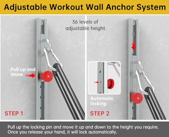 80” Adjustable Resistance Band Anchor 80” Adjustable Resistance Band Anchor