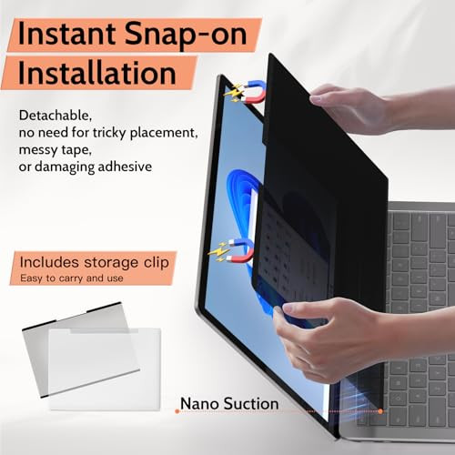 Surface Magnetic Privacy filter