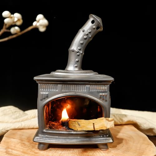 Fireplace Palo Santo Holder-copper Gray